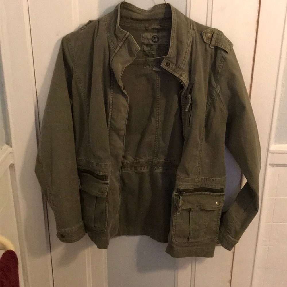 Army green jacket